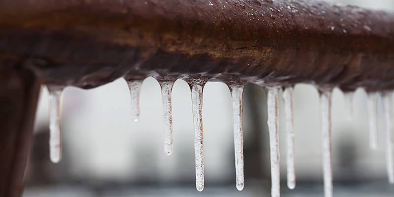 condo frozen pipes