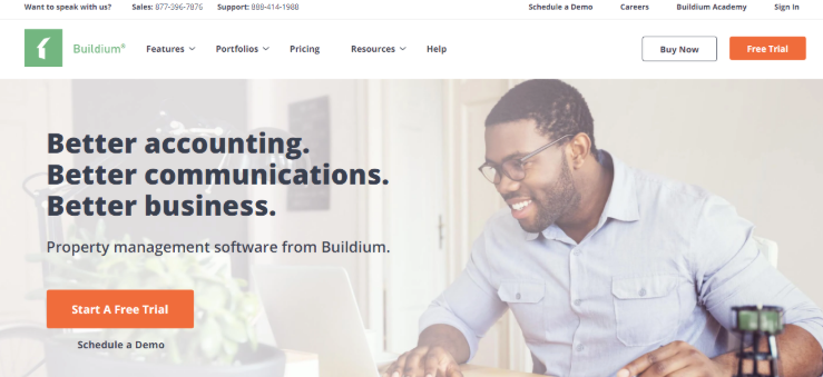 Buildium website | 41 HOA software that you might not have heard about