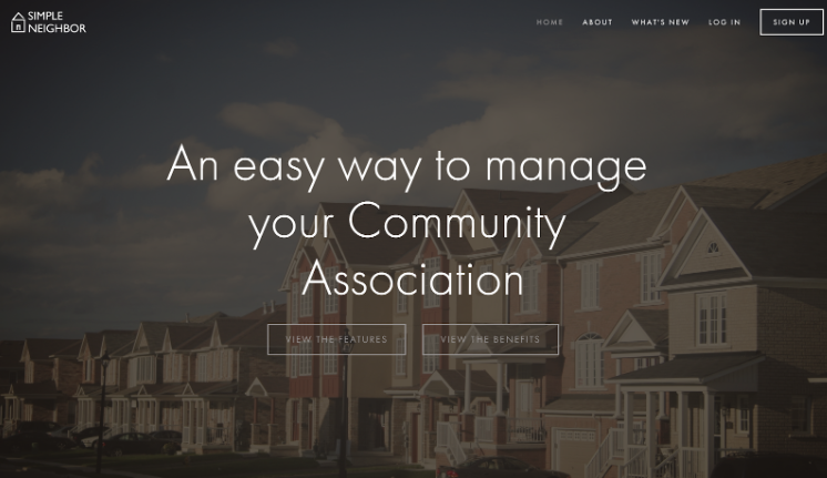 simple neighbor website | 41 HOA software options for your community
