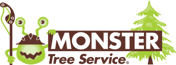 monster tree service logo