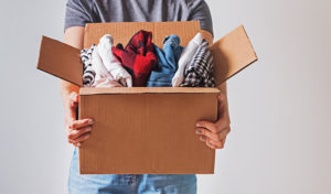 Ask for Clothing Donations | HOA easter community service ideas