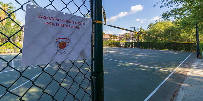 closing of basketball court