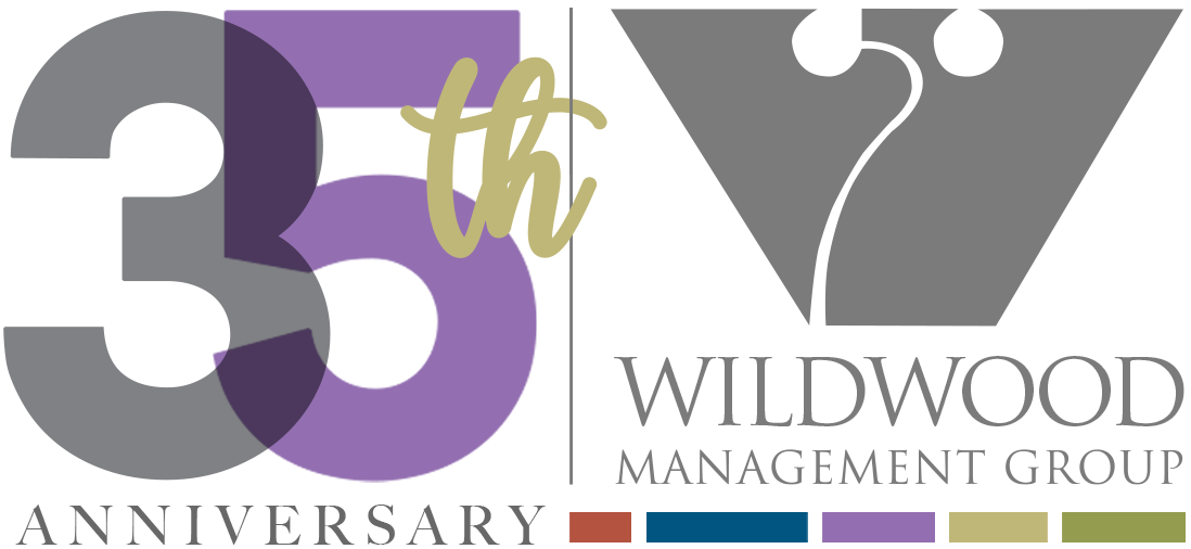 wildwood management 35th anniversary logo