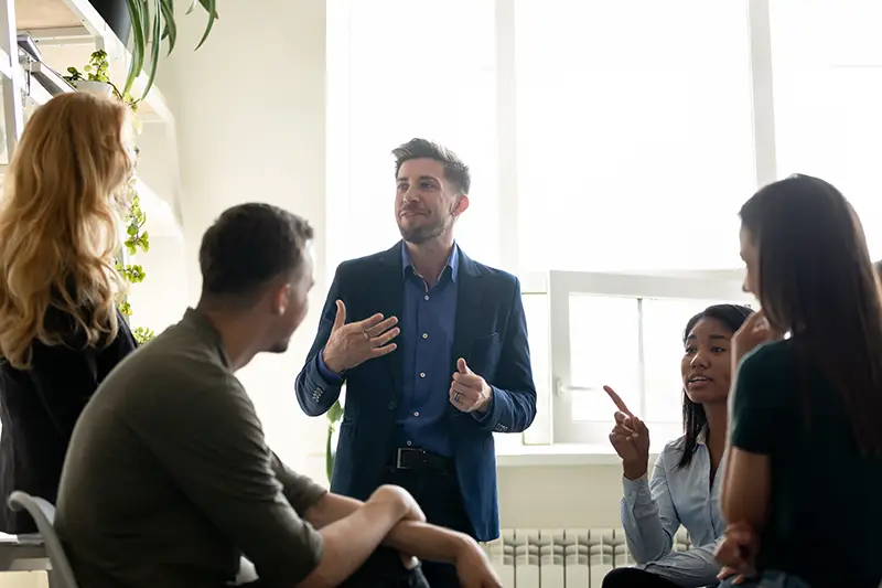 leader discussing | interim hoa board