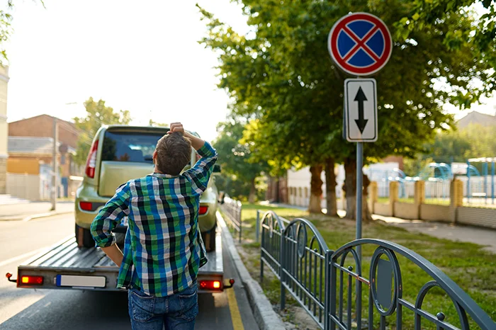towed car | hoa board tow car
