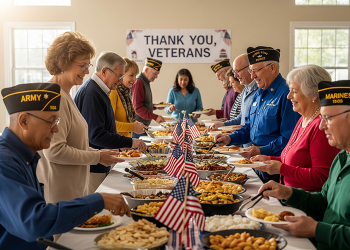 hoa veterans day potluck
