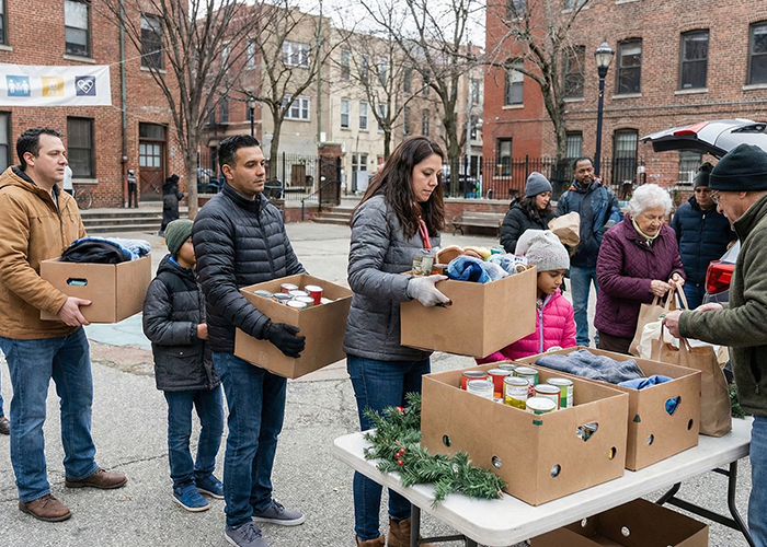 Giving Back together as a Family