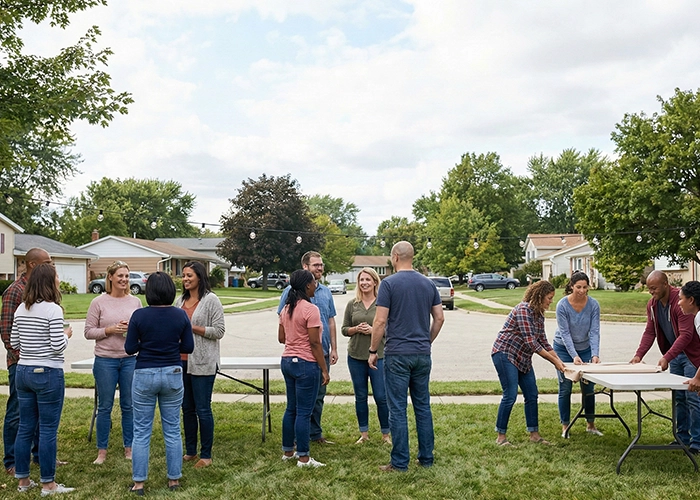 Why Neighbors Show Up