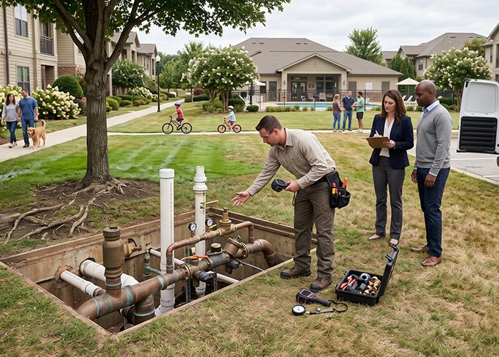 HOA plumbing responsibilities