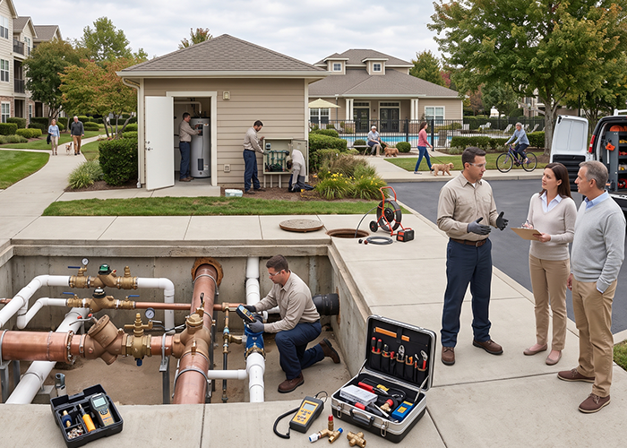 HOA plumbing responsibilities