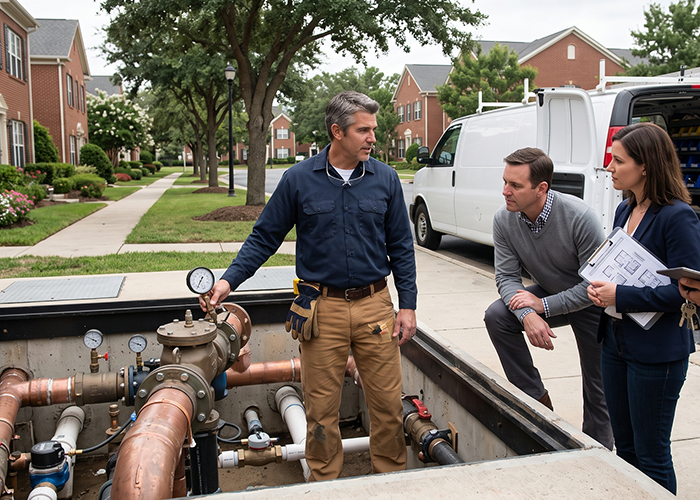 HOA plumbing responsibilities