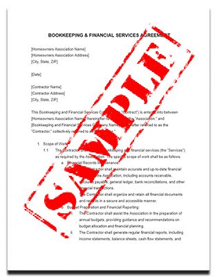 bookkeeping & financial services sample image